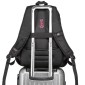 Μεγάλο Laptop Backpack 17,3&#039;&#039; Ανθεκτικό XL Heavy Duty Travel Backpack Bange 1901 μαύρο