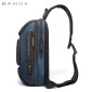 Τσαντάκι ώμου χιαστί crossbody Bange 7086 μπλέ