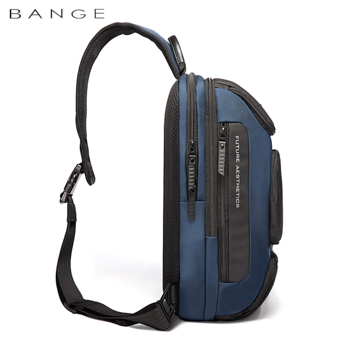 Τσαντάκι ώμου χιαστί crossbody Bange 7086 μπλέ