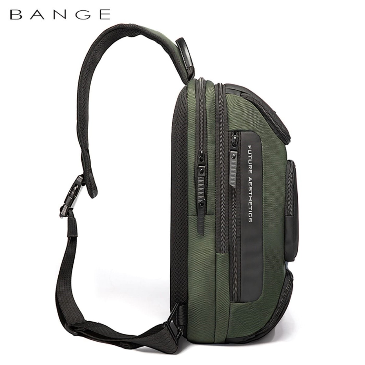 Τσαντάκι ώμου χιαστί crossbody Bange 7086 χακί