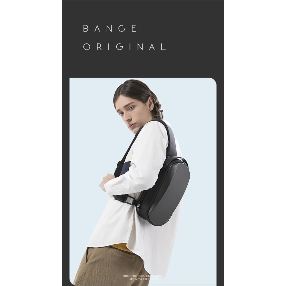 Τσαντάκι ώμου χιαστί crossbody Bange 7256 μαύρο