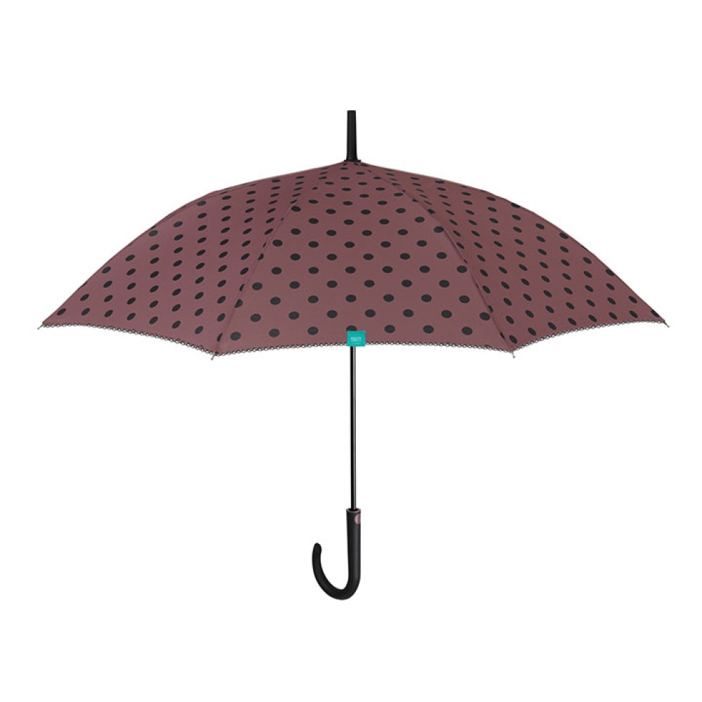 Umbrella Lady 61/8 Aut. pois windproof Microfibre dusty purple