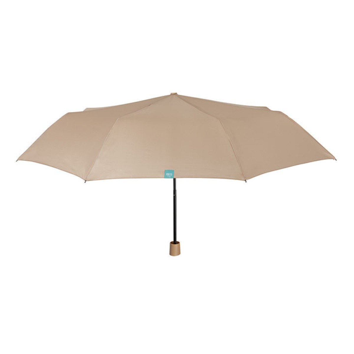 Umbrella Lady Mini 54/8 Man. 3 section round solid color windproof Microfibre sand