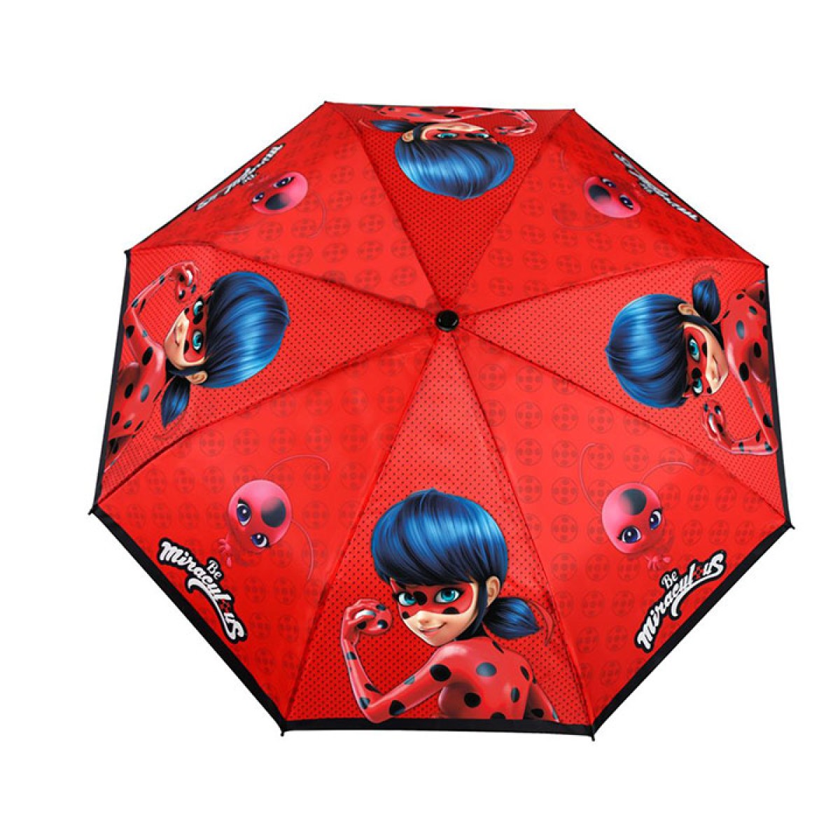 Umbrella Boy Mini 50/8 Man. 3 section round windproof Lady Bug