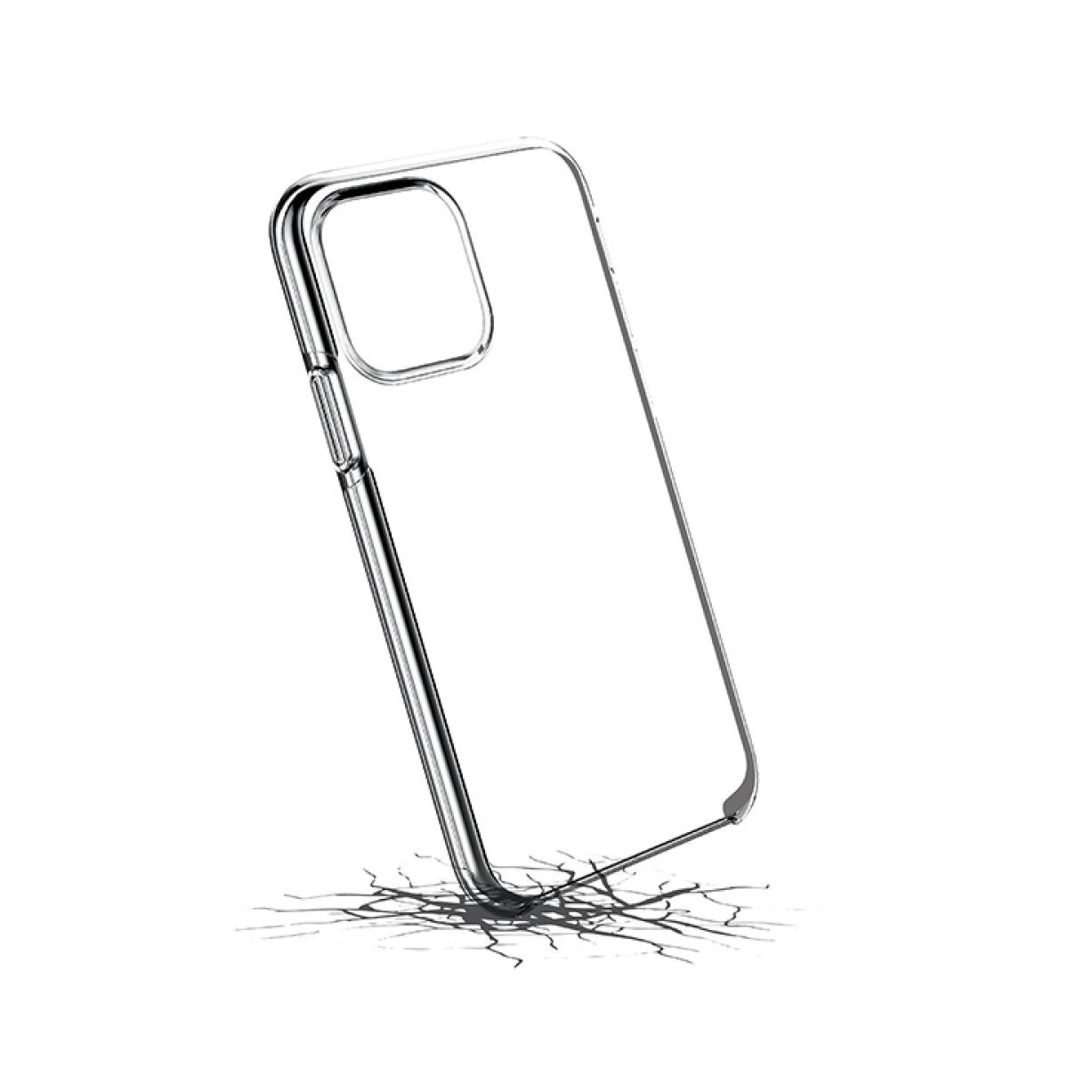 Puro Cover, PC+TPU, Clear, for iPhone 13 Pro Max 6.7" Transparent