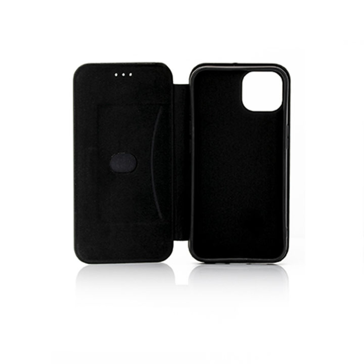 EGOBOO Book Case for iPhone 13, Black