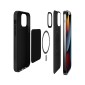 Puro Cover leather look 'SKYMAG' made for MagSafe for iPhone 13 Pro 6.1' Black