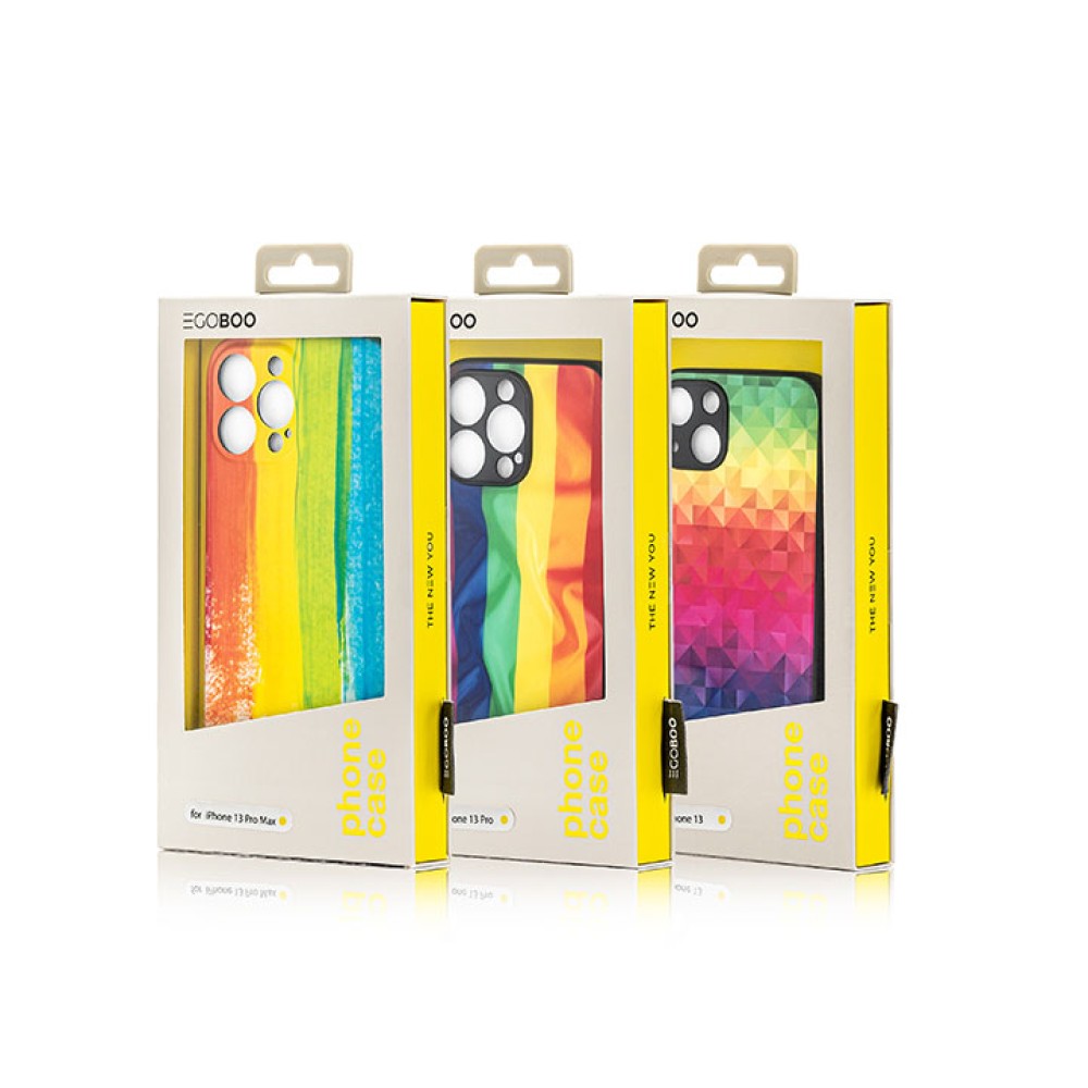 EGOBOO Rainbow Collection backcover for iPhone 13 Pro, Flagship