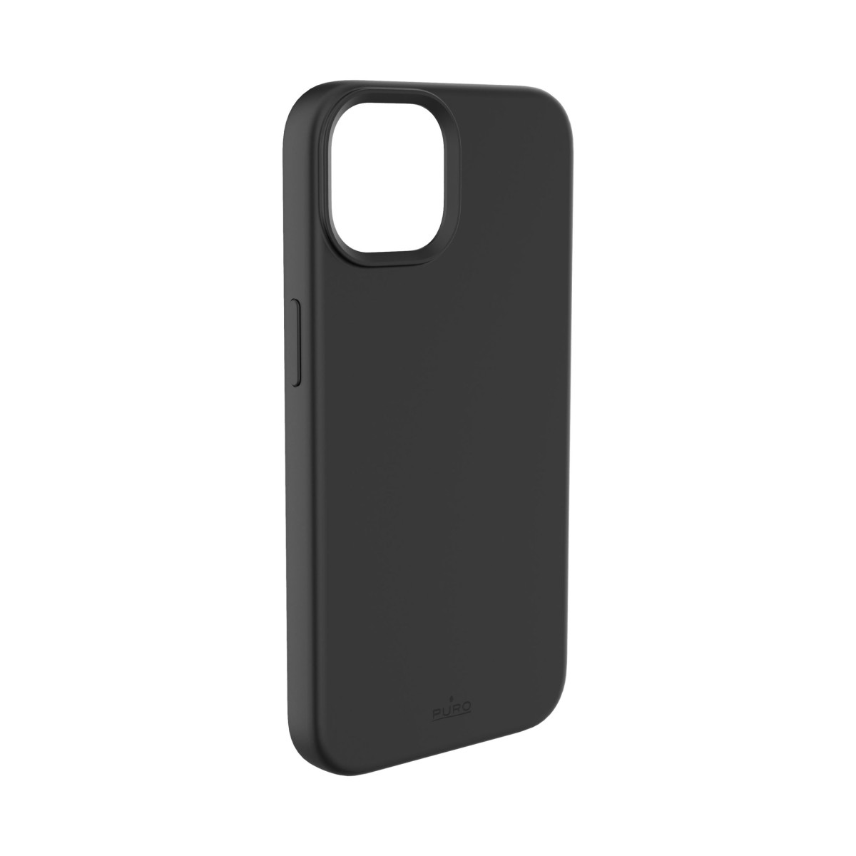 Puro Cover Silicon with microfiber inside for iPhone 14 / 13 6.1" Black