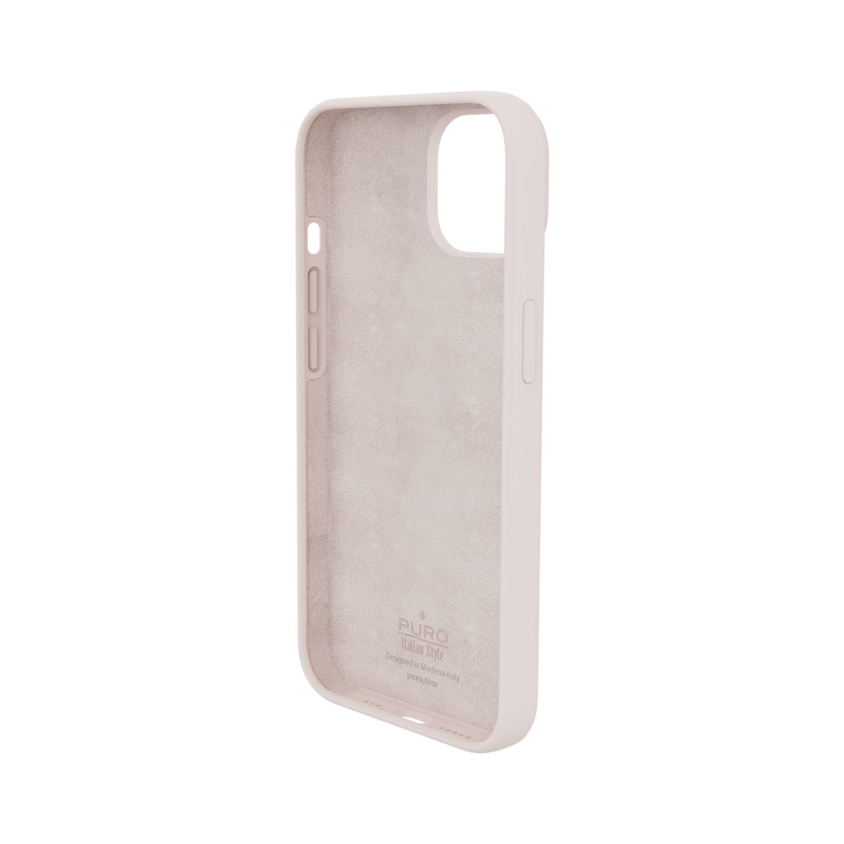 Puro Cover Silicon with microfiber inside for iPhone 14 /13 6.1" Rose