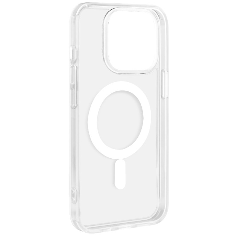 Puro Cover in TPU with integrated magnets 'LITE MAG' for iPhone 14 Pro 6.1' Transparent