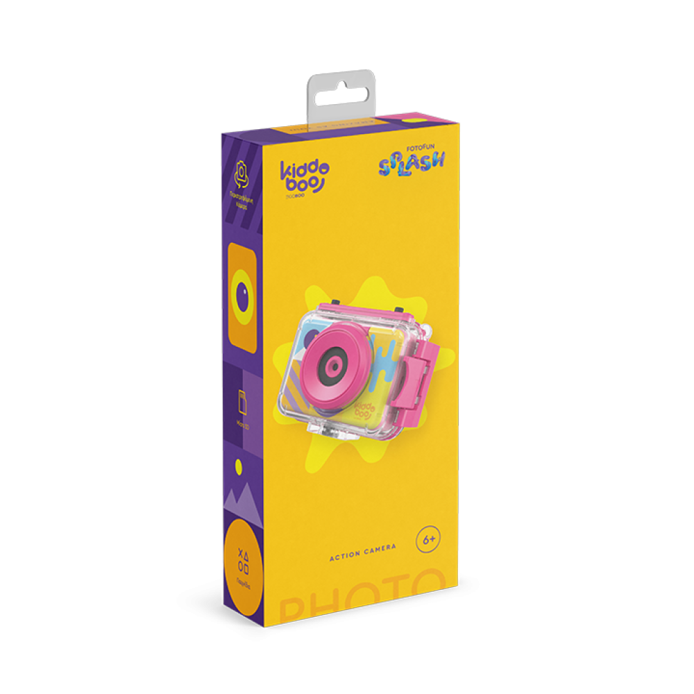 Kiddoboo Action Camera Splash Pink