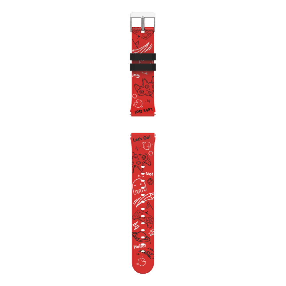 Kiddoboo Strap Space Red