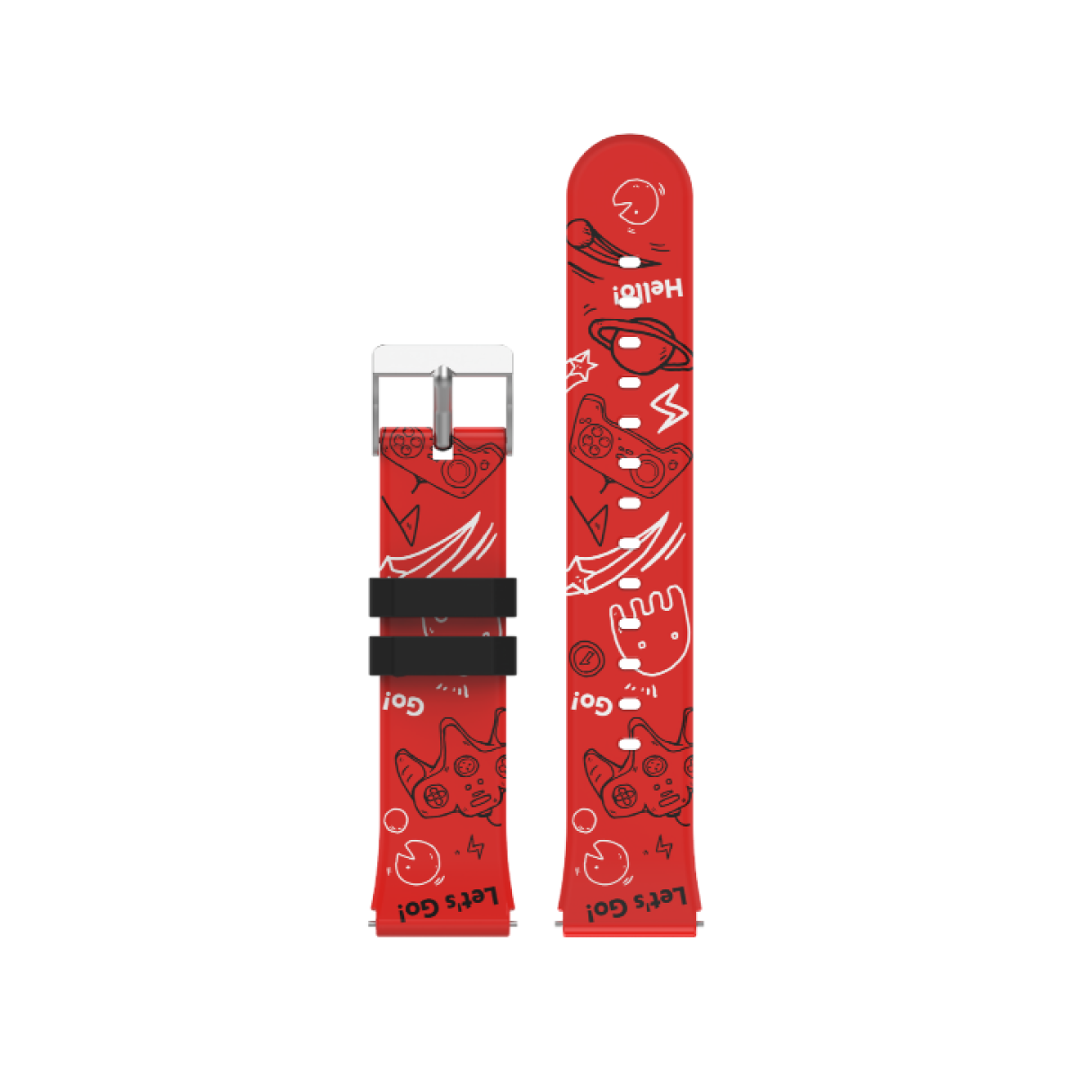 Kiddoboo Strap Space Red