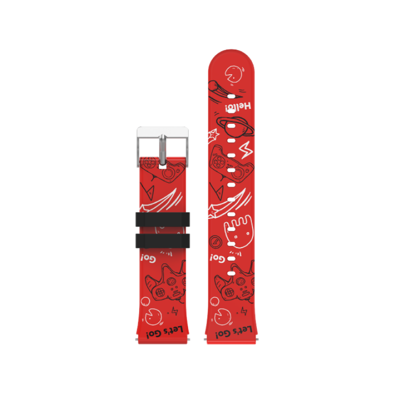 Kiddoboo Strap Space Red