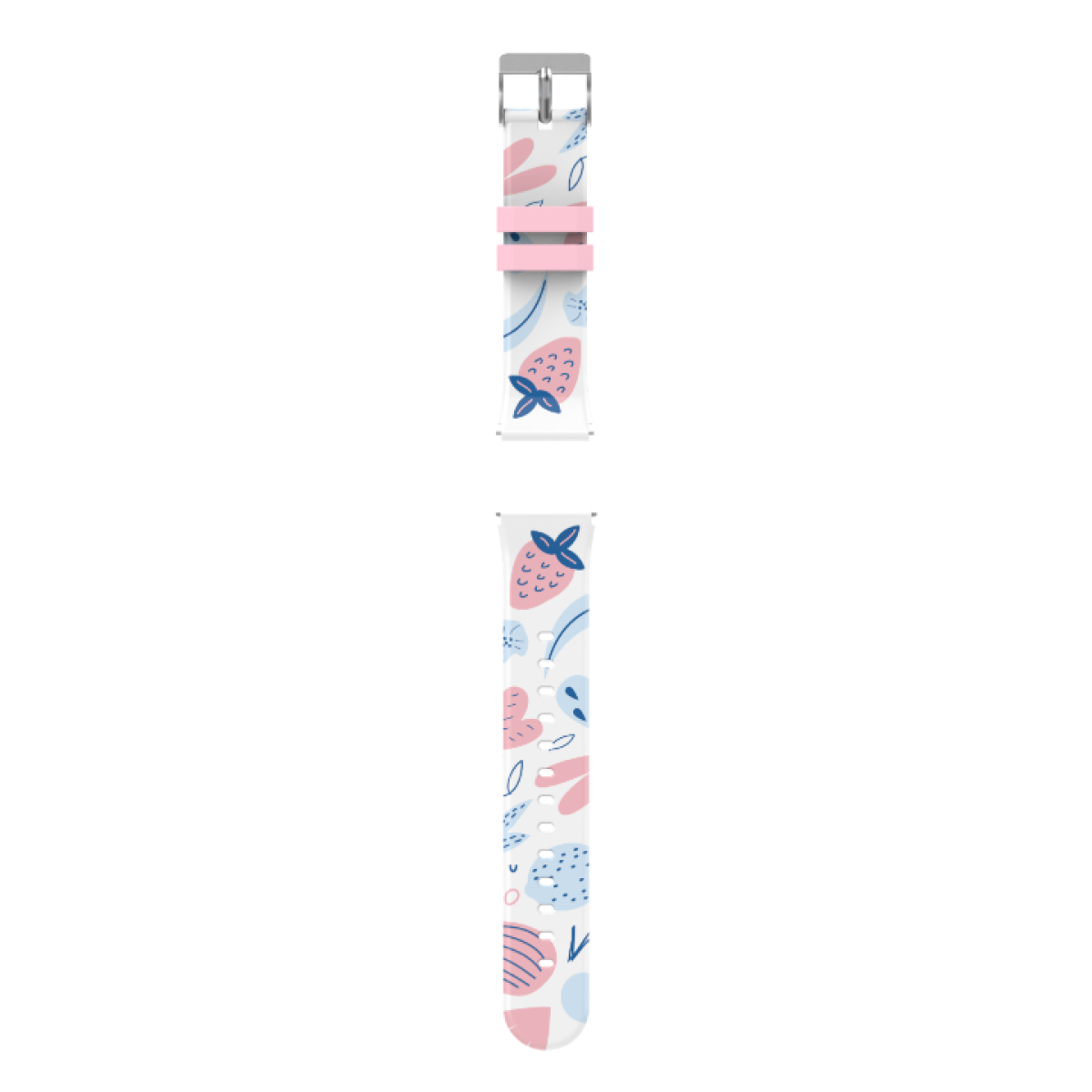 Kiddoboo Strap Strawberry White