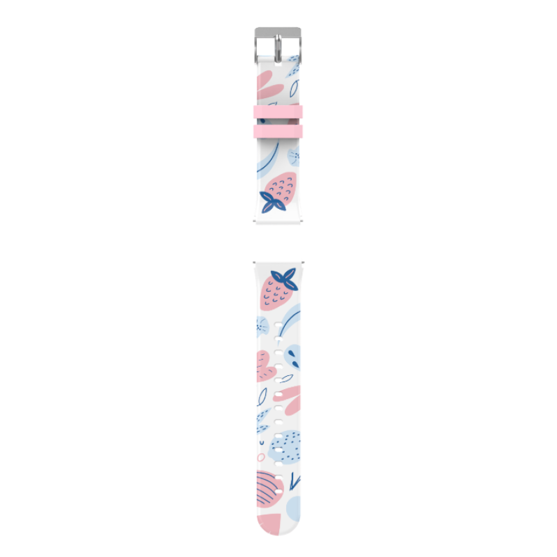 Kiddoboo Strap Strawberry White