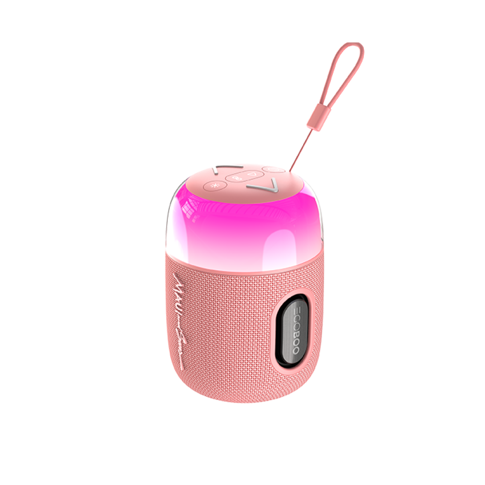 Egoboo X MAUI BT LED Speaker Pulse, Pink