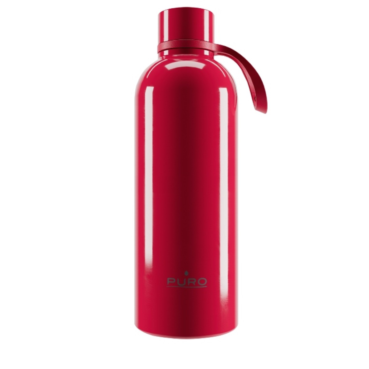 Puro ''DOUBLE WALL'' bottle with lace 750ml, red