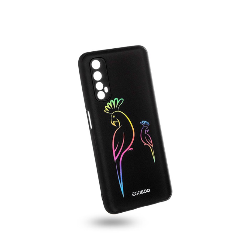 EGOBOO backcover for Realme 7, Parrot Neon