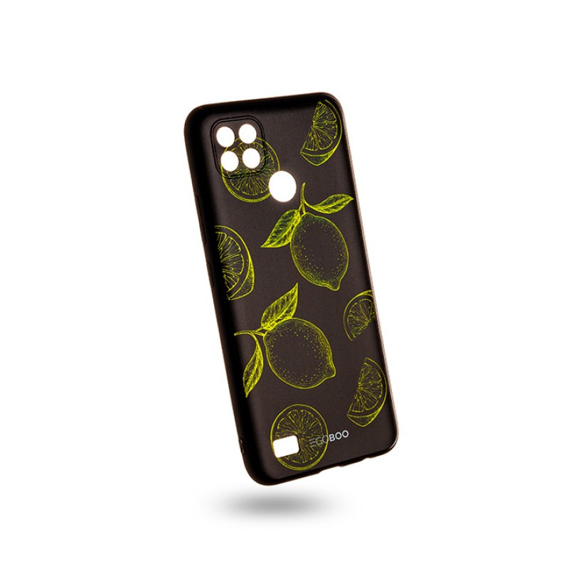 EGOBOO backcover for Realme C21, Lemons Fluo