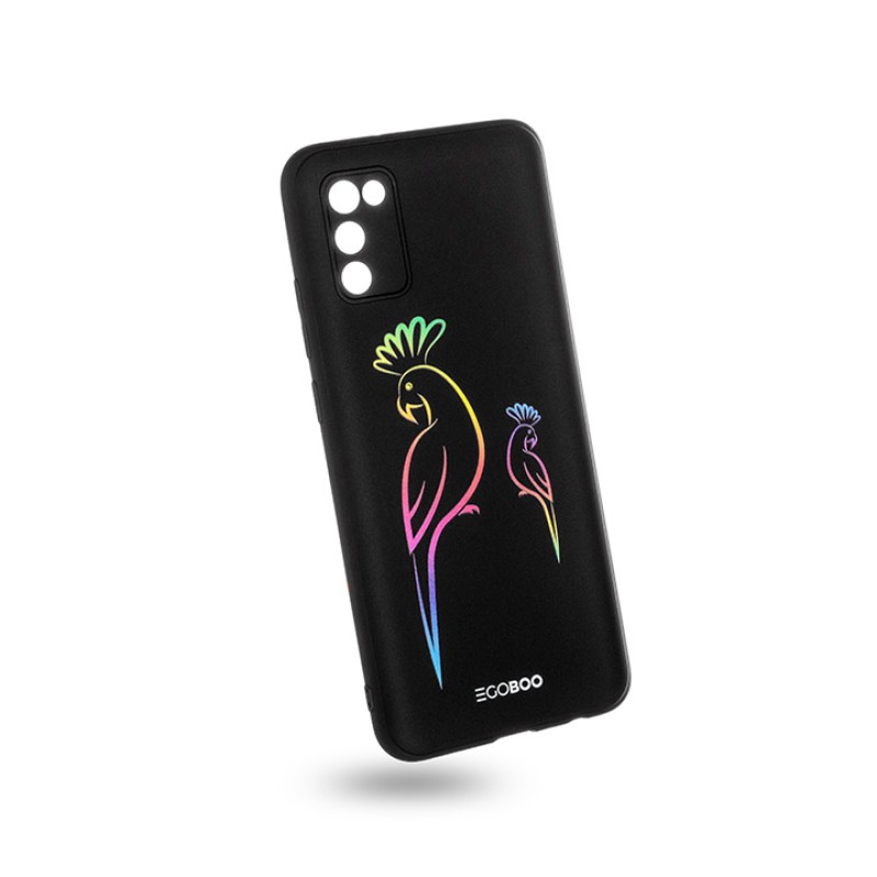 EGOBOO backcover for Samsung A02s Parrot Neon