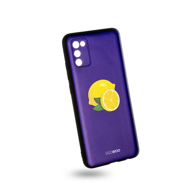 EGOBOO backcover for Samsung A02s, Royal Lemons