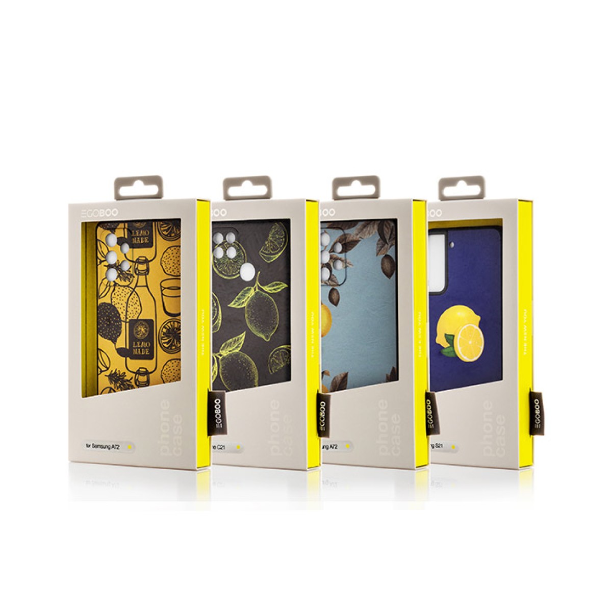 EGOBOO backcover for Samsung A12/A12S/A12N, Lemonade