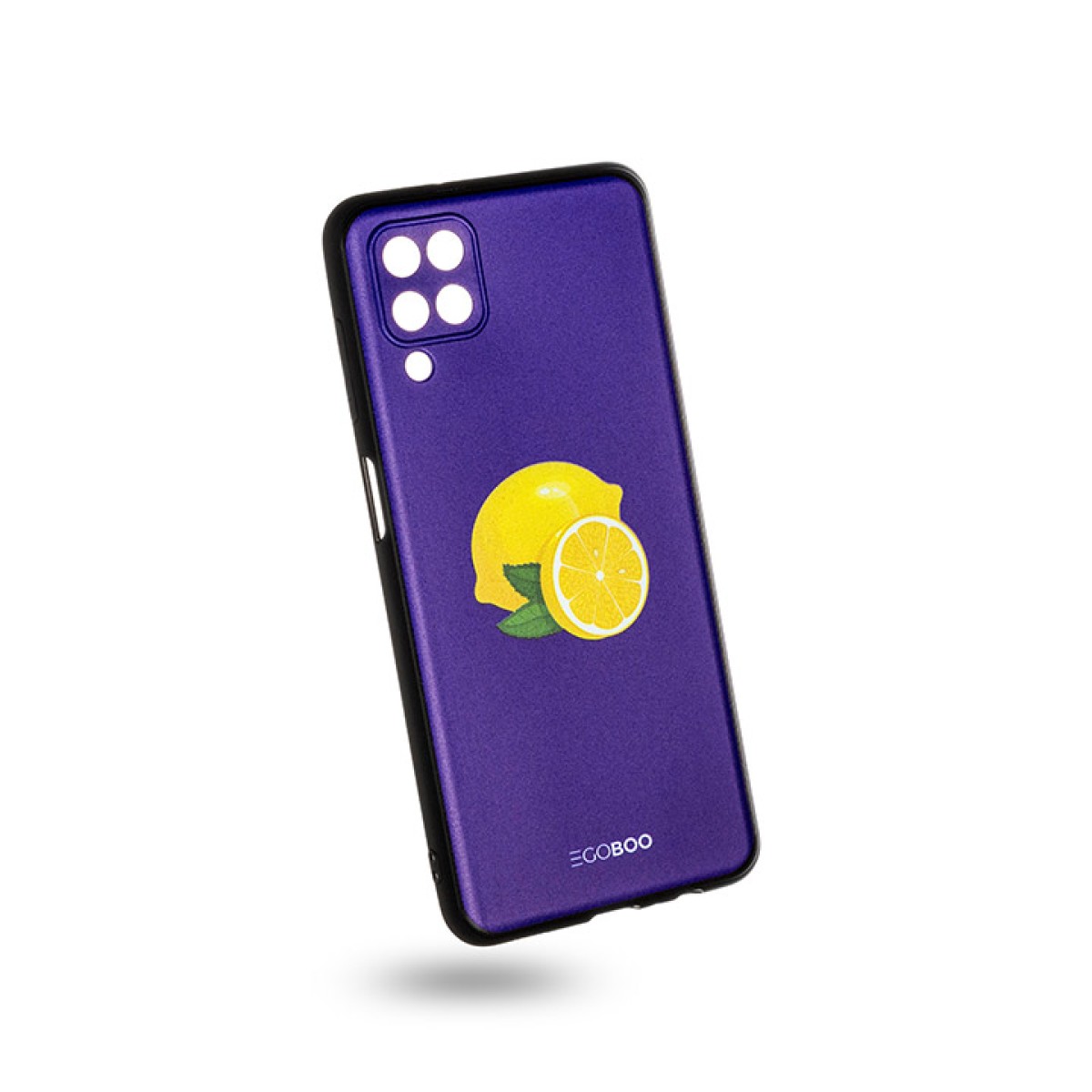 EGOBOO backcover for Samsung A12/A12S/A12N, Royal Lemons