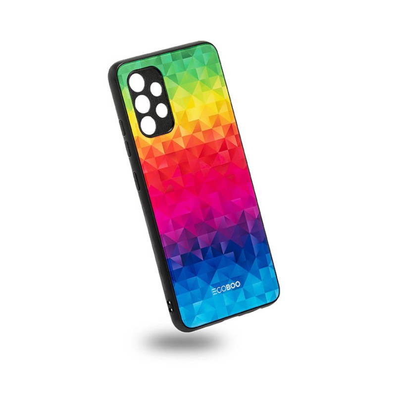 EGOBOO Rainbow Collection backcover for Samsung Galaxy A32 4G, Illusion