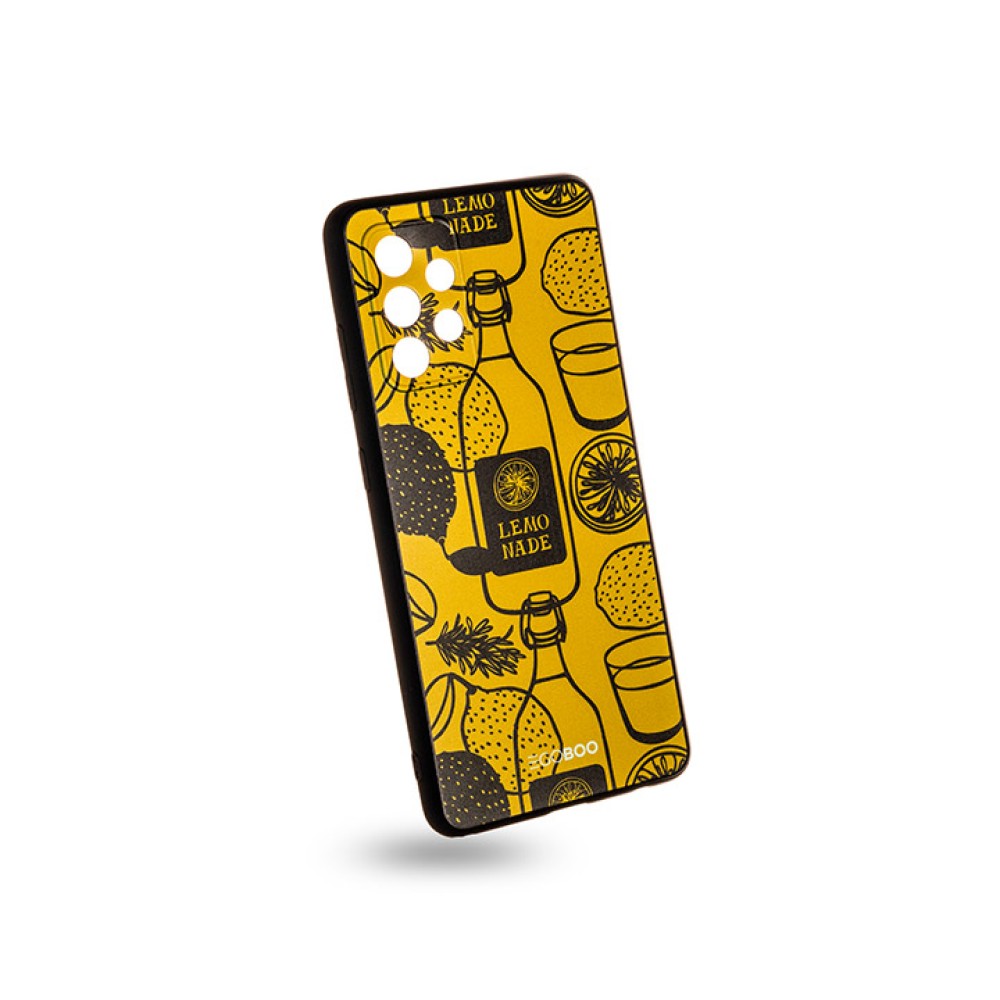 EGOBOO backcover for Samsung A72, Lemonade