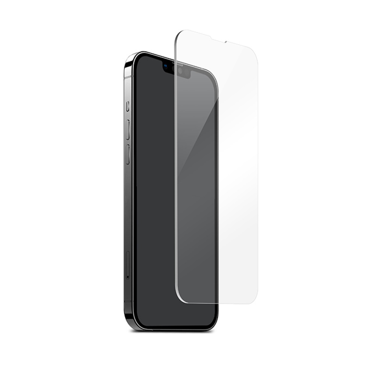 Puro Standard Tempered Glass with anti-bacterial for iPhone 13-13 Pro-14 6.1" Transparent