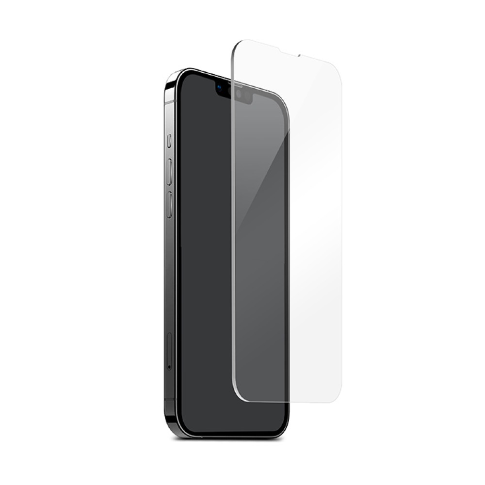 Puro Standard Tempered Glass with anti-bacterial for iPhone 13 Pro Max - 14 PlusTransparent