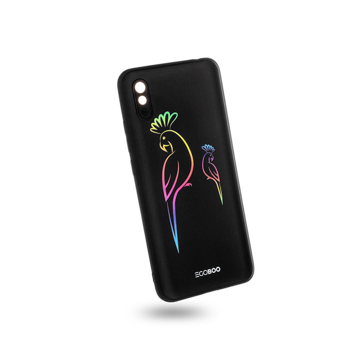 EGOBOO backcover for Xiaomi Redmi 9A, Parrot Neon