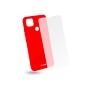 EGOBOO backcover for  Xiaomi Redmi 9C, Coral + Tempered Glass