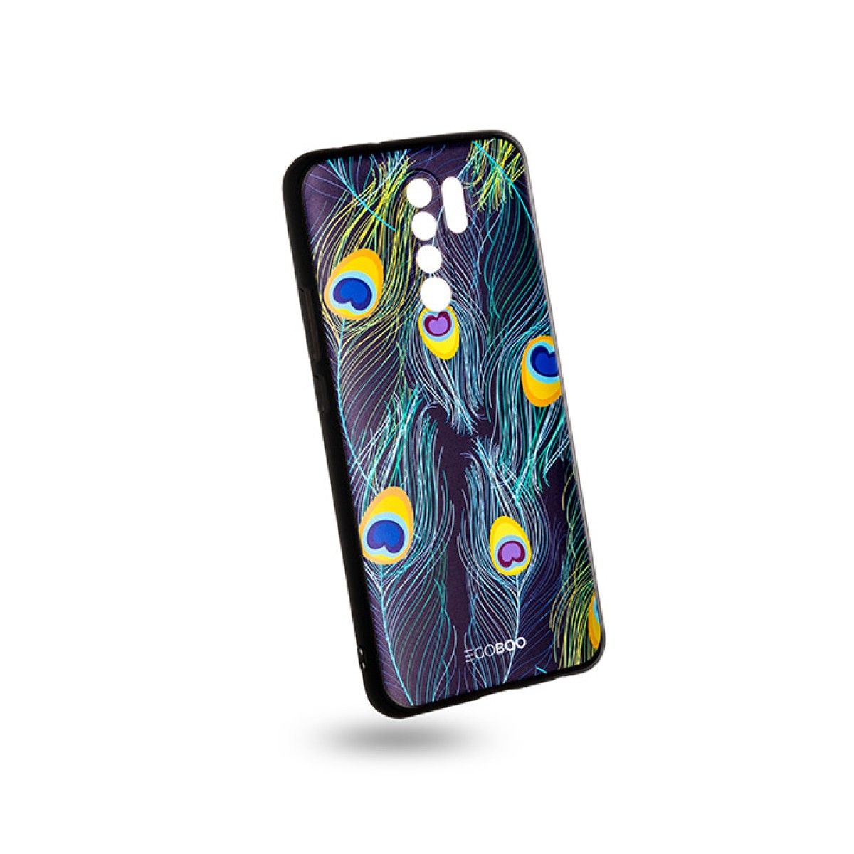 EGOBOO backcover for  Xiaomi Redmi 9, Peacock