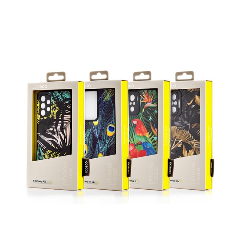 EGOBOO backcover for  Xiaomi Redmi Note 10, Jungle Parrot