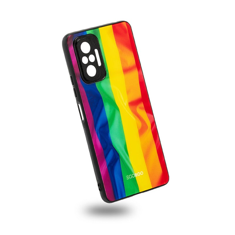 EGOBOO Rainbow Collection backcover for Xiaomi Redmi Note 10 PRO, Flagship