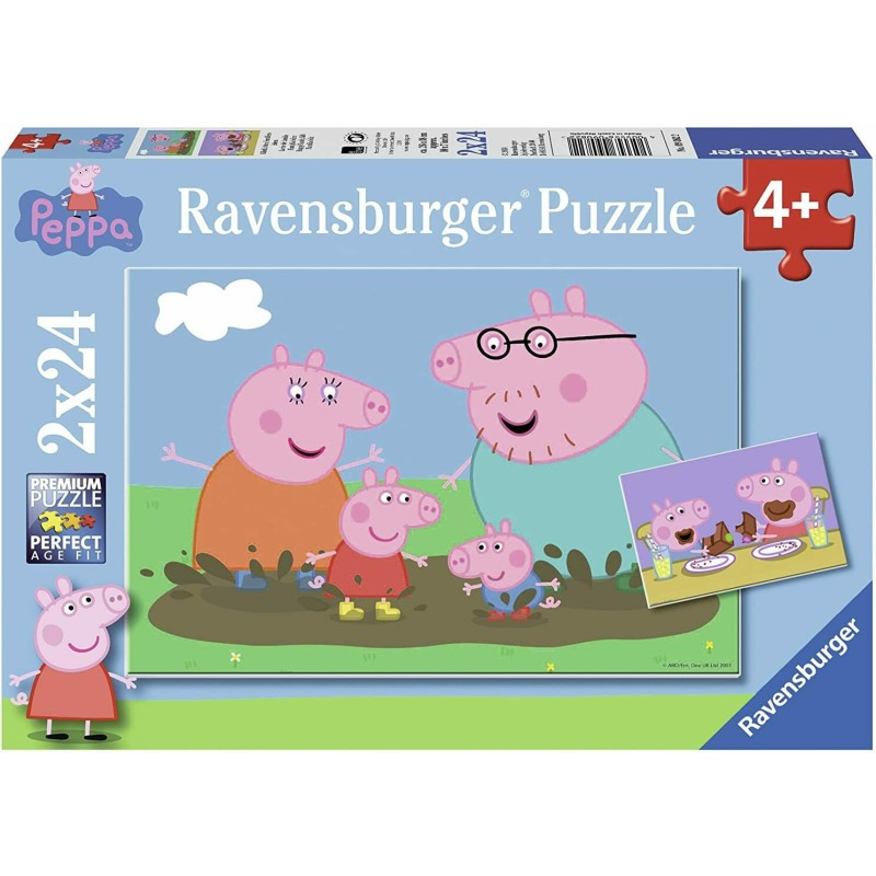 Ravensburger Puzzle: Peppa Pig (2X24pcs) (09082)