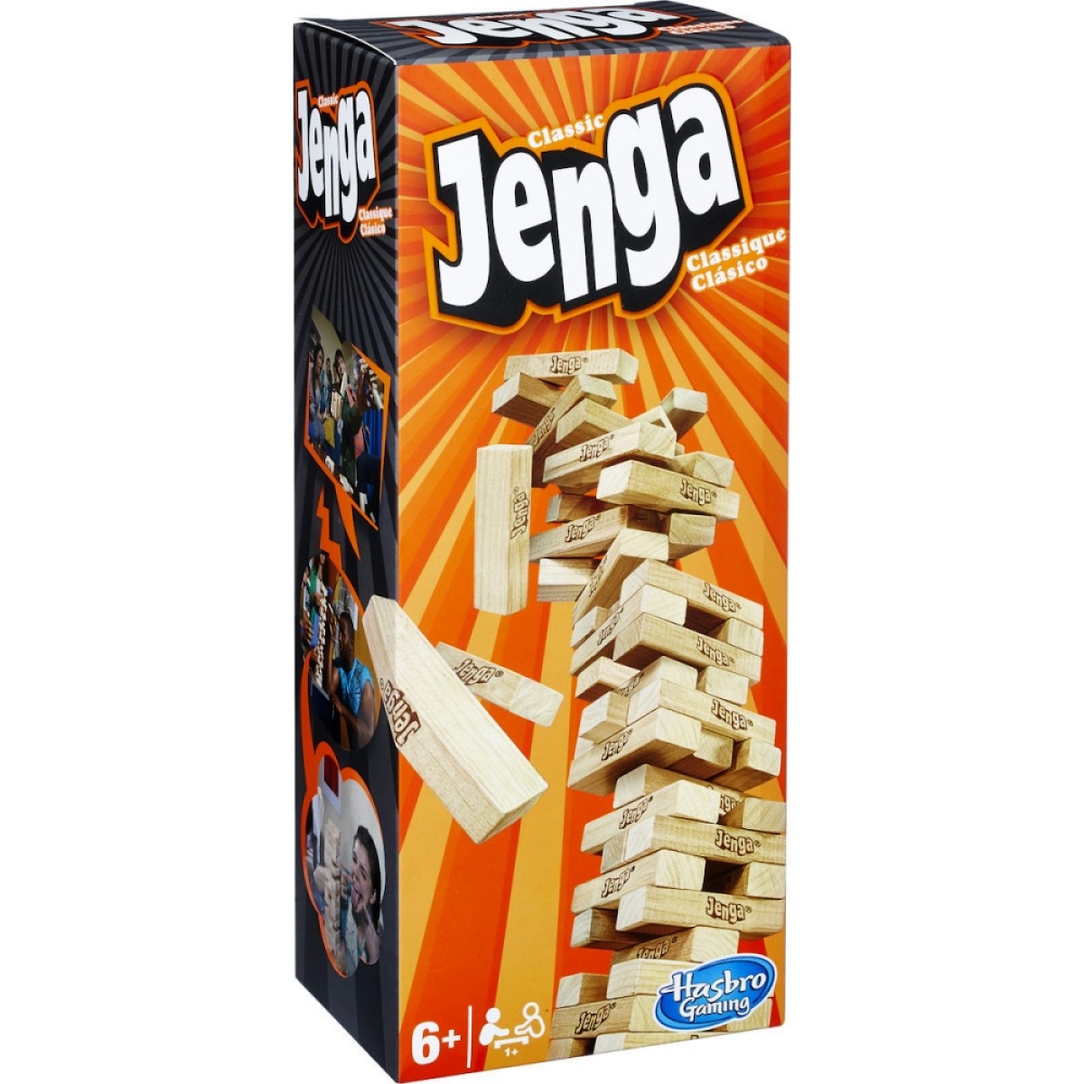 HASBRO JENGA CLASSIC - TUMBLE BLOCK GAME (A2120)