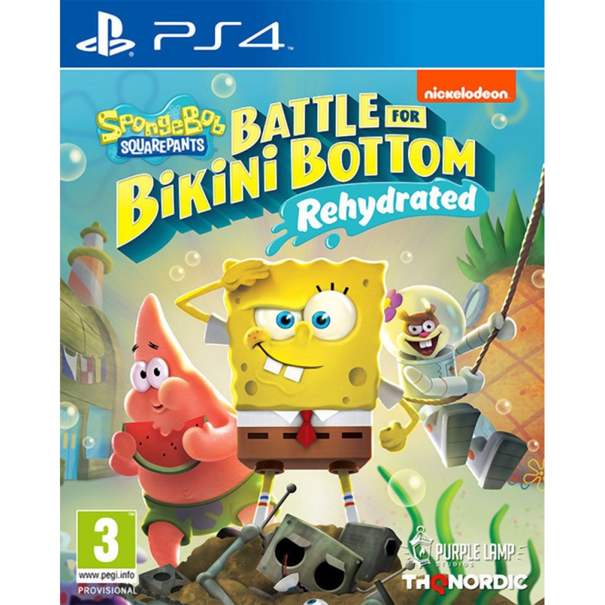 PS4 Spongebob SquarePants: Battle for Bikini Bottom - Rehydrated