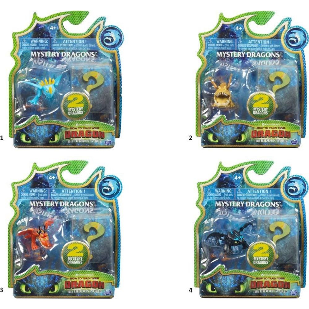 Spin Master How to Train Your Dragon The Hidden World - 2 Mystery Dragons (Random) (6045092)