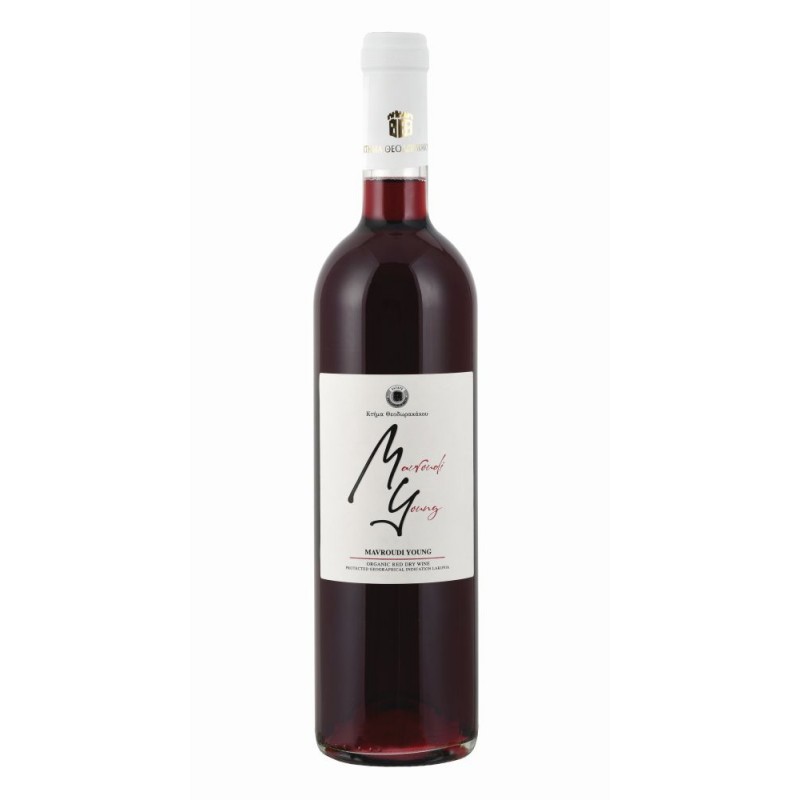 EstateTheodorakakos - Mavroudi Young Organic Dry Red Wine P.G.I. ,750ml