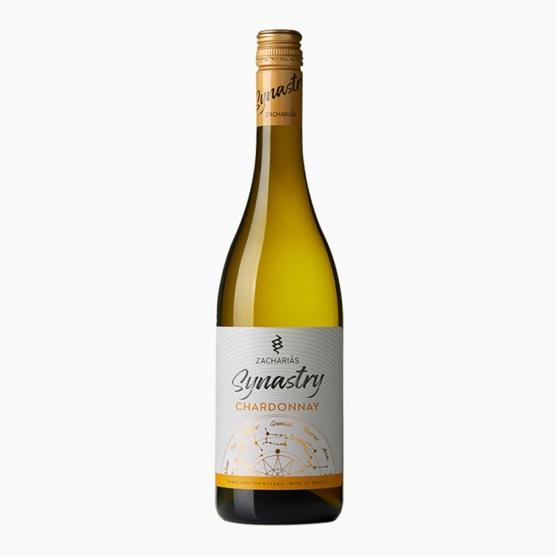 Zacharias - Sinastry - Chardonnay - White Dry Wine ,750ml