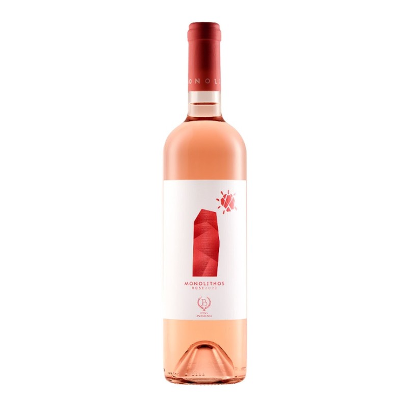 Bairaktaris - Monolithos Rose - Agiorgitiko Assyrtiko - Dry Wine, 750ml