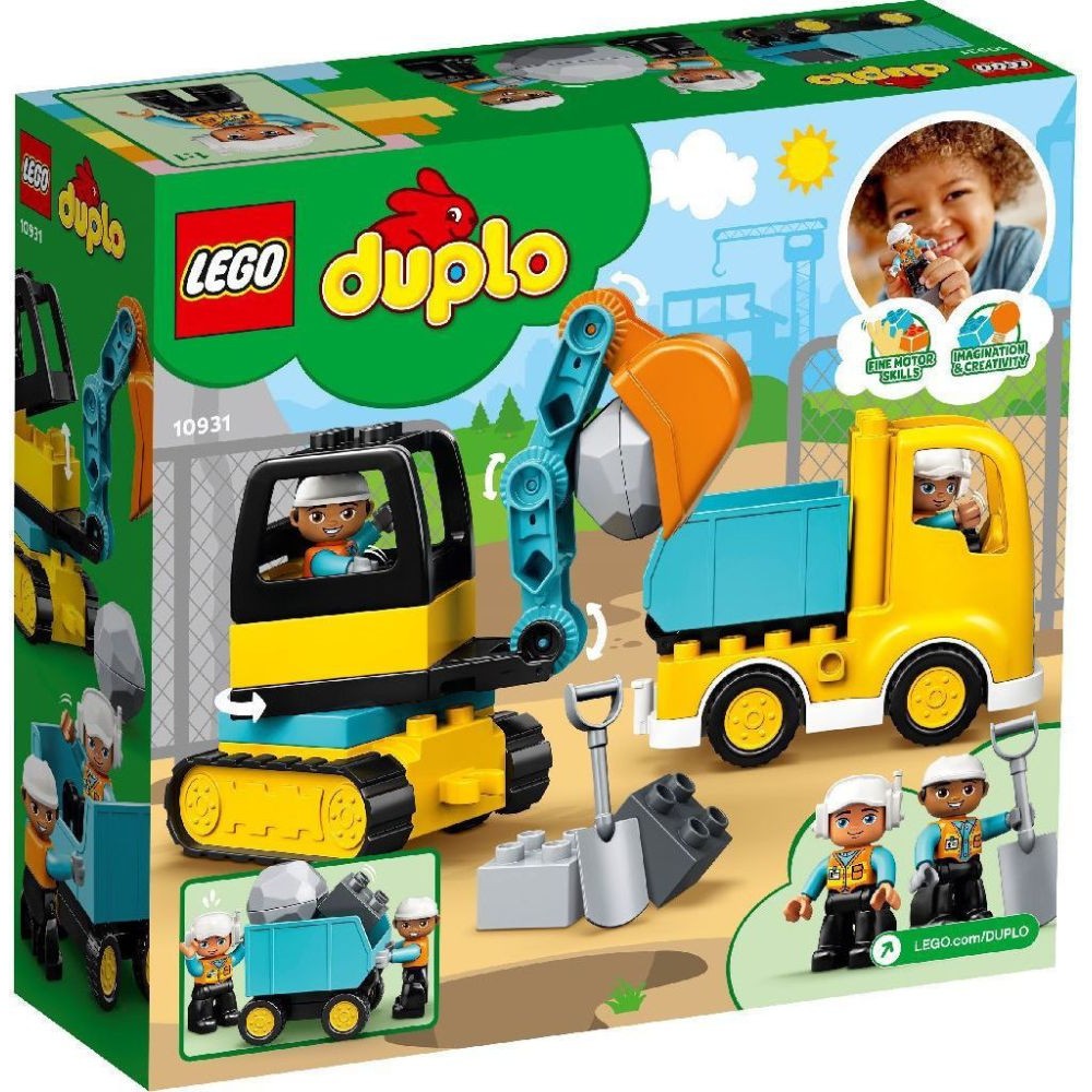 LEGO® DUPLO® Town: Truck &amp; Tracked Excavator (10931)