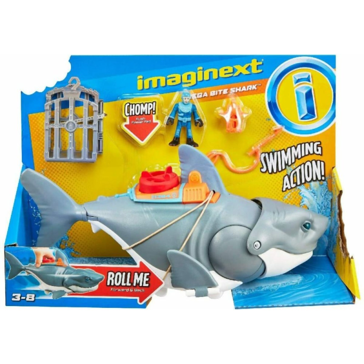 Fisher Price Imaginext: Mega Bite Shark (GKG77)