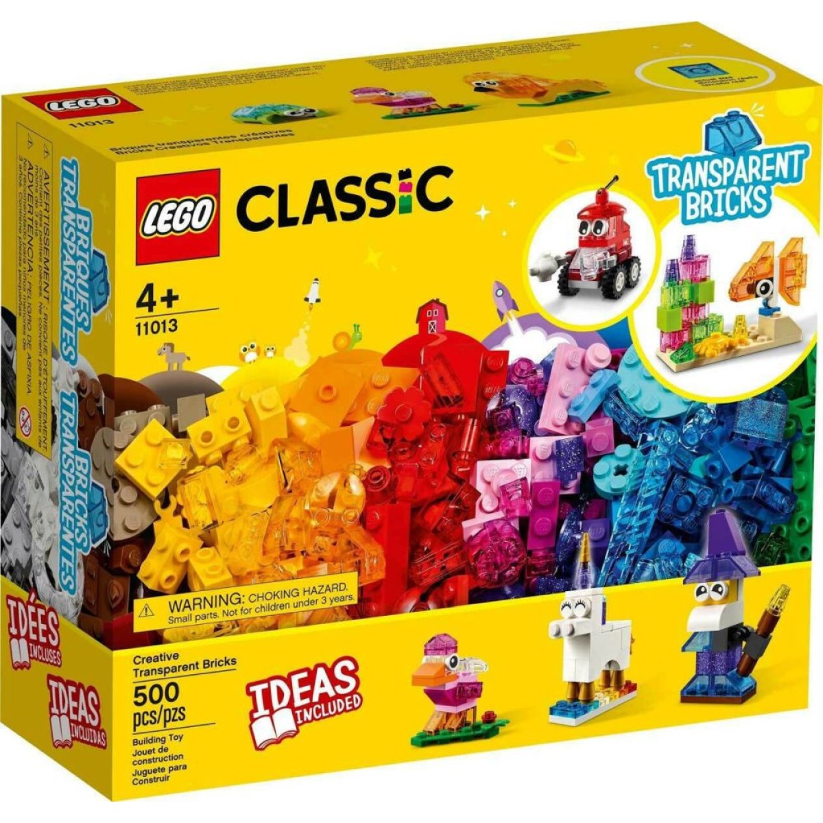 LEGO® Classic: Creative Transparent Bricks (11013)