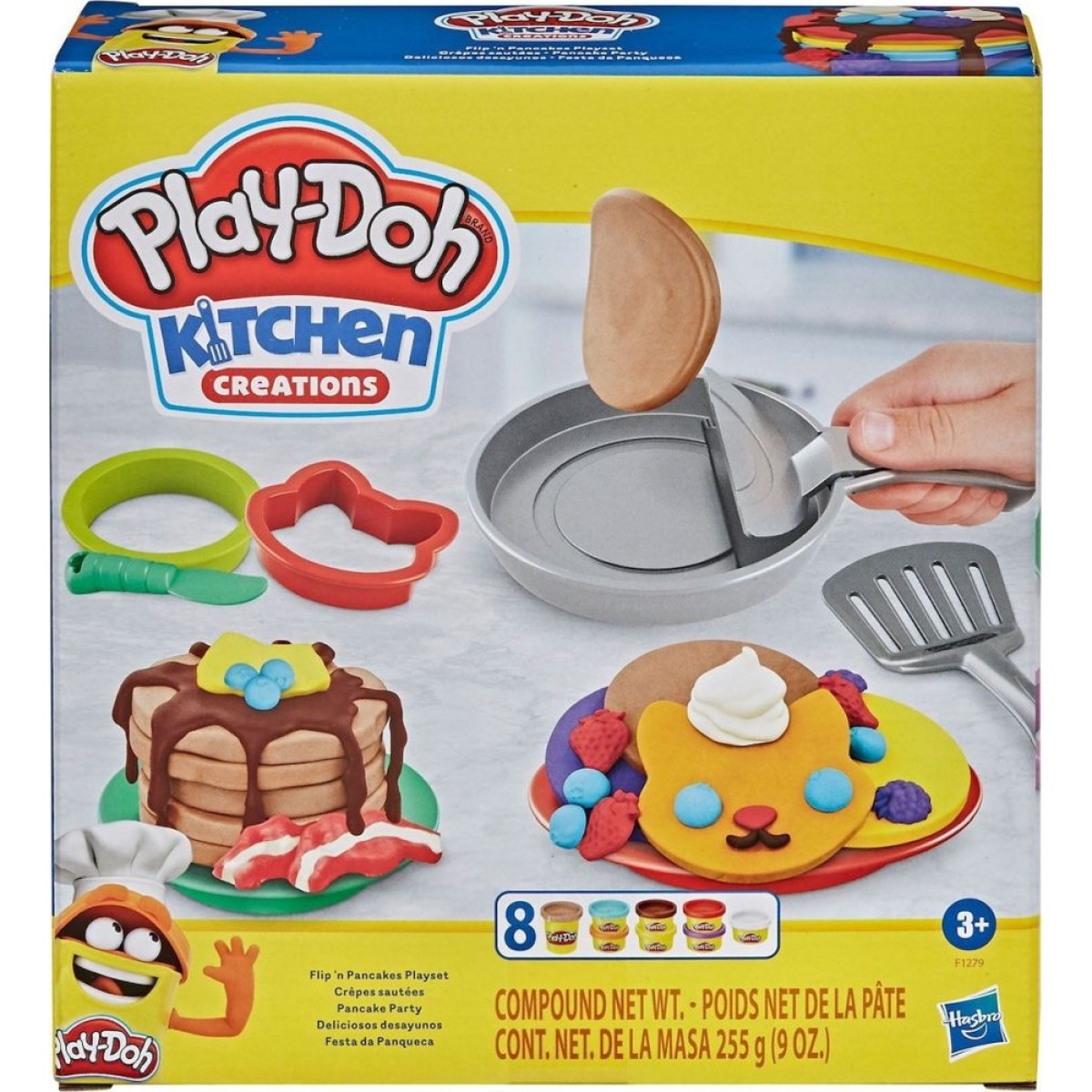 Hasbro Play-Doh Kitchen Creations: Flip n Pancakes Playset (F1279)