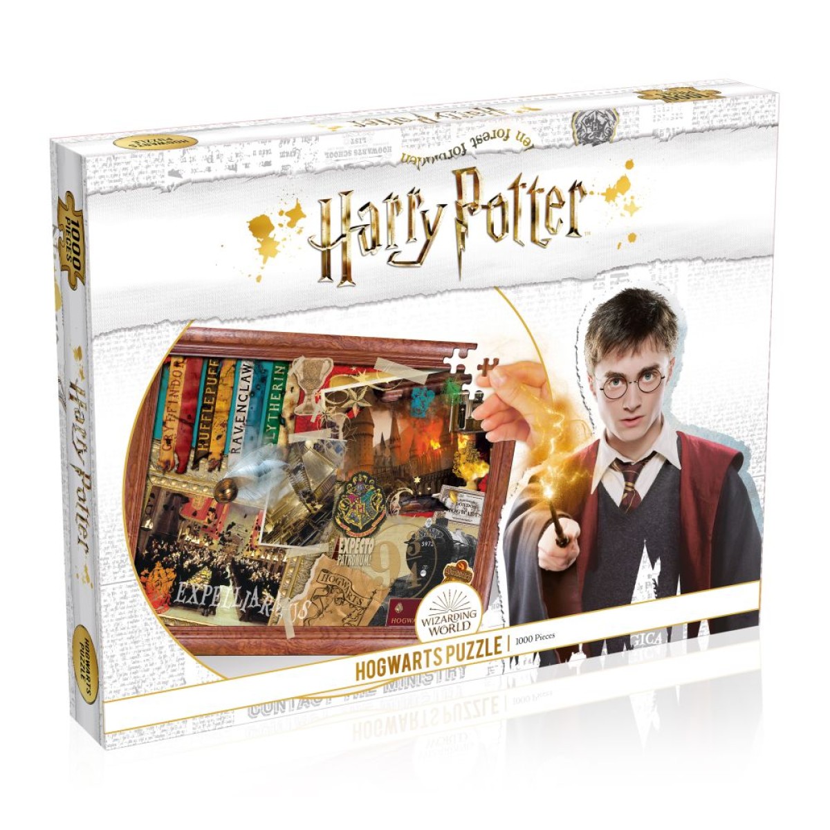 Winning Moves: Puzzle - Harry Potter Hogwarts (1000pcs) (WM00371-ML1)